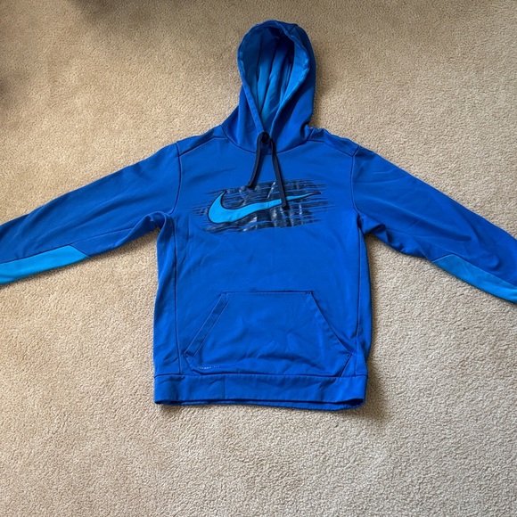 Nike Men's Vibrant Blue Hoodie - Picture 1 of 1